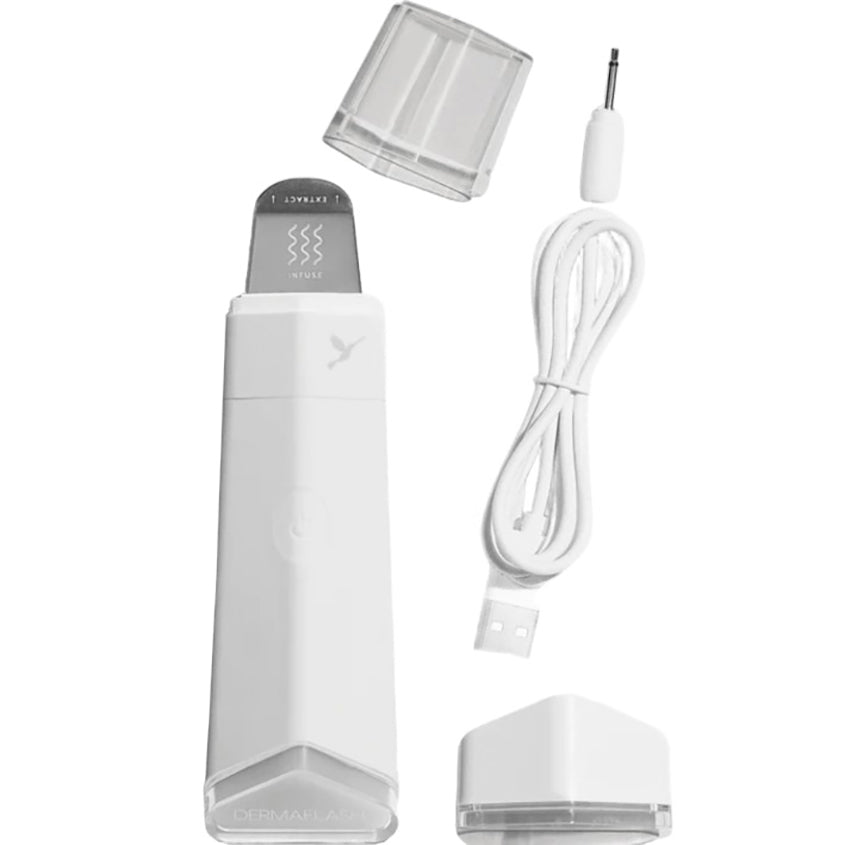 DERMAFLASH جهاز ديرمافلاش ديرمابور+ لاستخراج المسام بالموجات فوق الصوتية + منقوع للعناية بالبشرة – شراء أونلاين