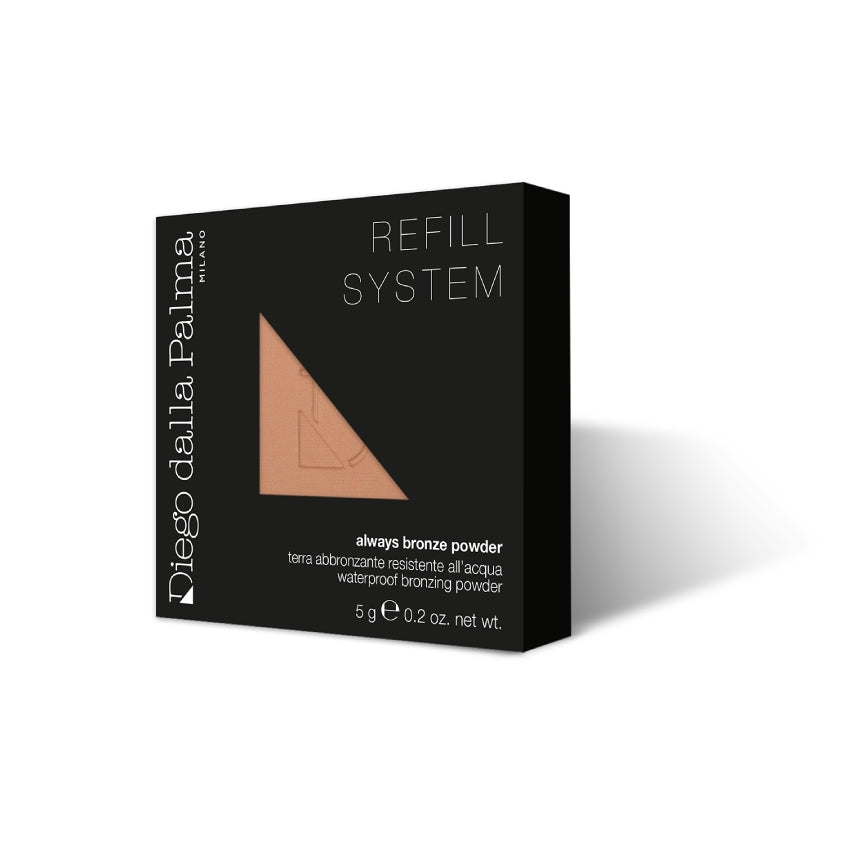 DIEGO DALLA PALMA MILANO بودرة Always Bronze Refill System المقاومة للماء