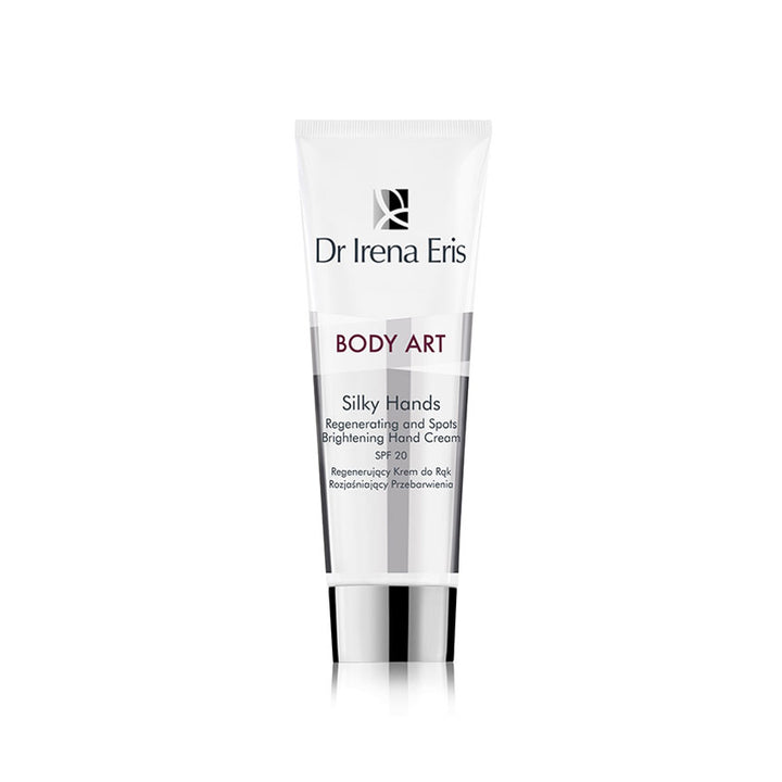 BODY ART. SILKY HANDS REGENERATING BLEMISH BRIGHTENING HAND CREAM SPF20 75ML