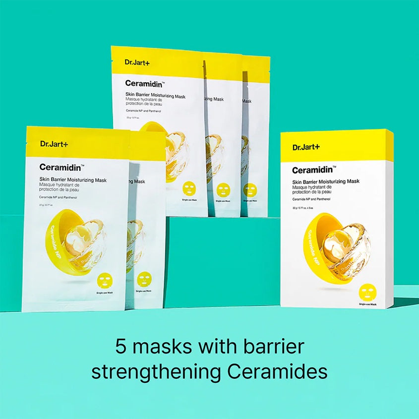 DR. JART+ Dr.Jart+ Ceramidin Skin Barrier Moisturizing Mask 28G*5PCS – photo 6