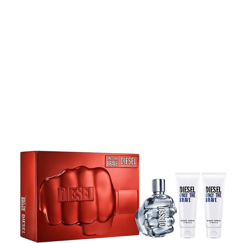 DIESEL ONLY THE BRAVE SET (EDT 125ML+SG 75ML*2)