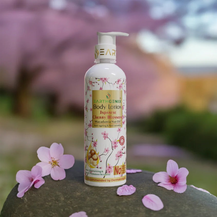 Earthgenix Japanese Cherry Blossom Body Lotion 500Ml – free delivery