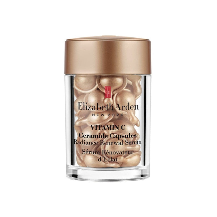 ELIZABETH ARDEN كبسولات سيراميد فيتامين سي، مصل تجديد وإشراقة البشرة