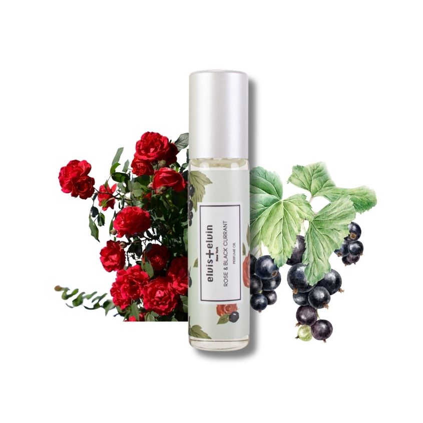 ELVIS+ELVIN ROSE & BLACK CURRANT PERFUME OIL 15ML – online store