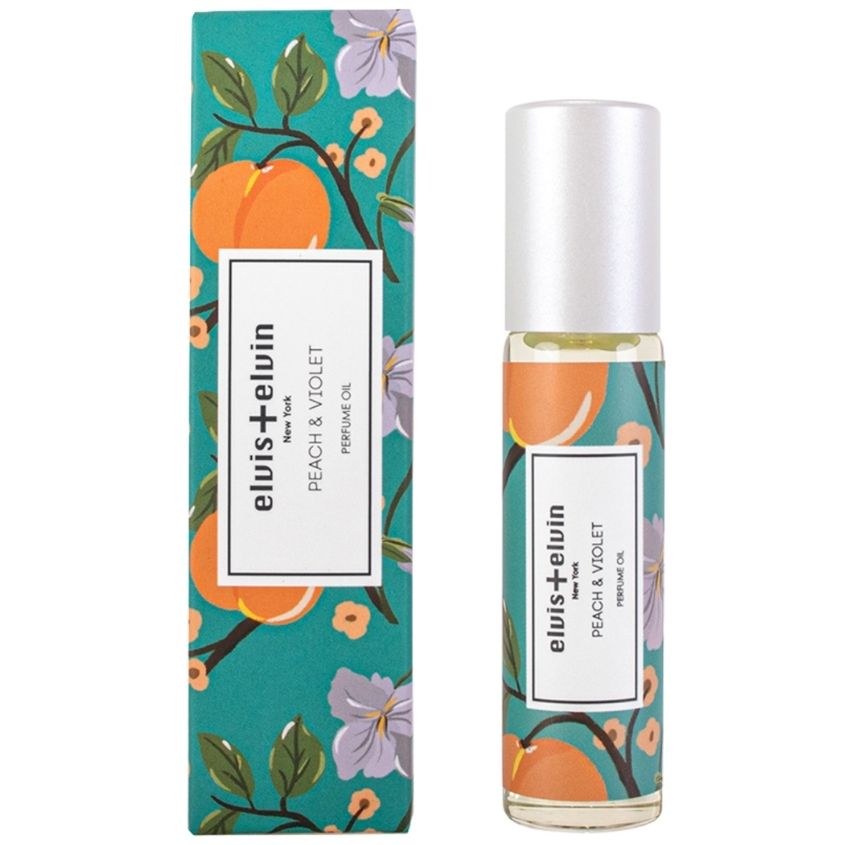 ELVIS+ELVIN PEACH & VIOLET PERFUME OIL 15ML – buy online