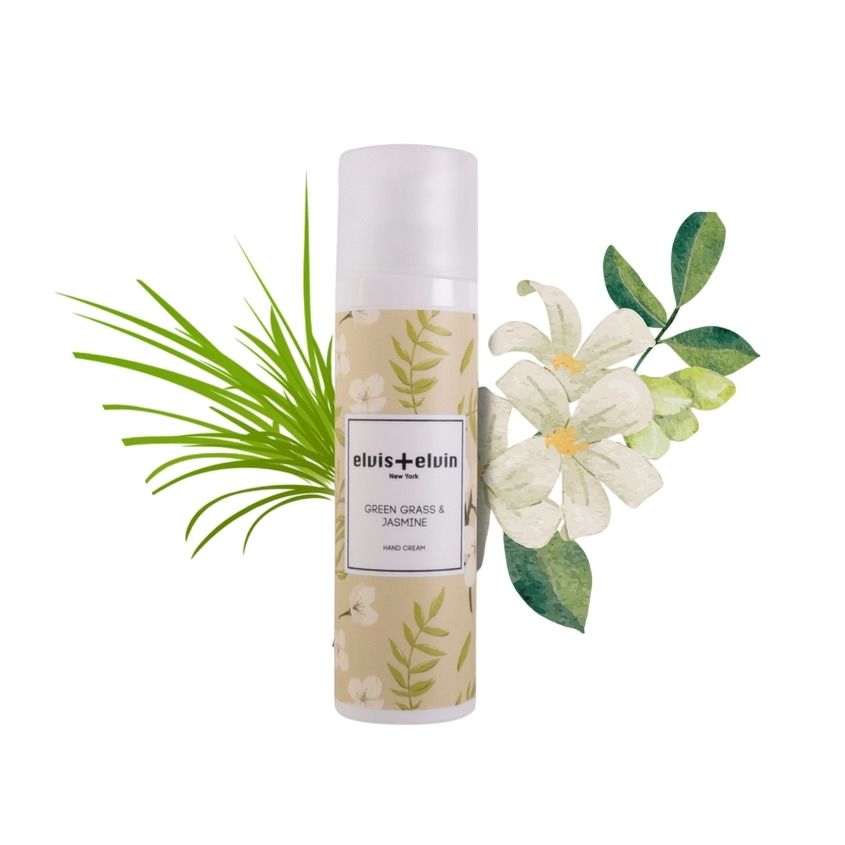 ELVIS+ELVIN GREEN GRASS & JASMINE HAND CREAM 75ML
