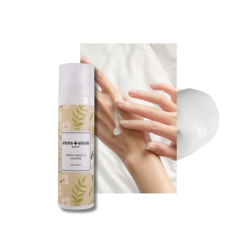 ELVIS+ELVIN GREEN GRASS & JASMINE HAND CREAM 75ML – online store