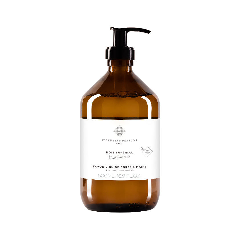 ESSENTIAL PARFUMS BOIS IMPERIAL BY QUENTIN BISCH LIQUID SOAP 500ML REFILLABLE
