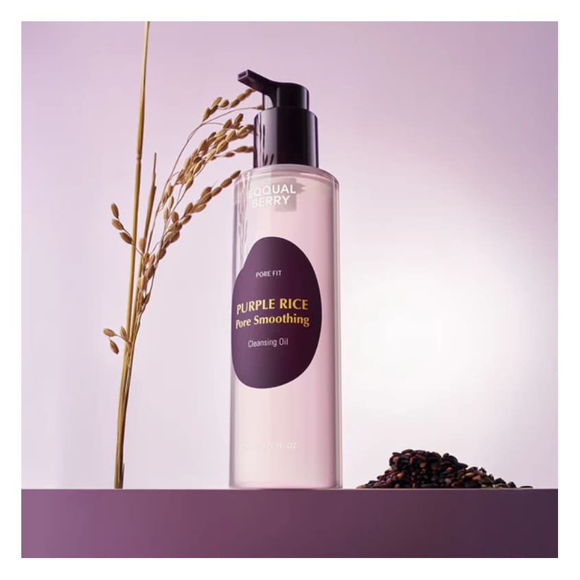 EQQUALBERRY PURPLE RICE PORE SMOOTHING CLEANSING OIL, 200 ML