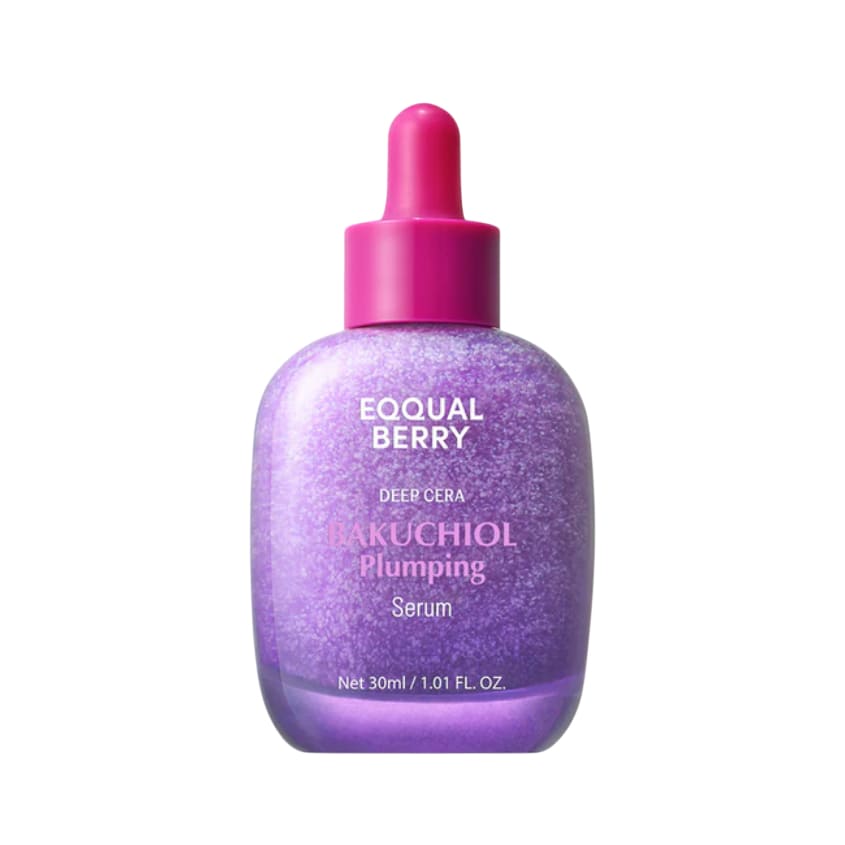 EQQUALBERRY BAKUCHIOL PLUMPING SERUM, 30 ML