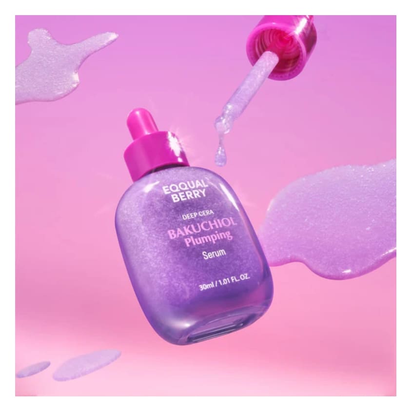 EQQUALBERRY BAKUCHIOL PLUMPING SERUM, 30 ML – photo 5