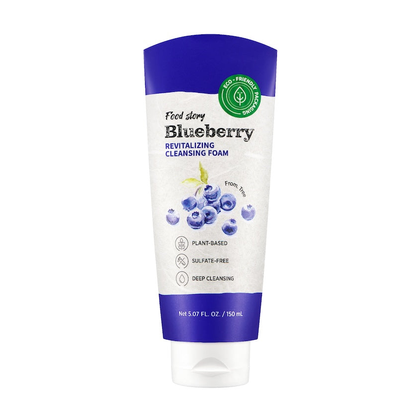 FOOD STORY BLUEBERRY REVITALIZING CLEANSING FOAM 170G