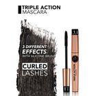 FLORMAR TRIPLE ACTION MASCARA 001 BLACK CLASSIC 8 ML – online store