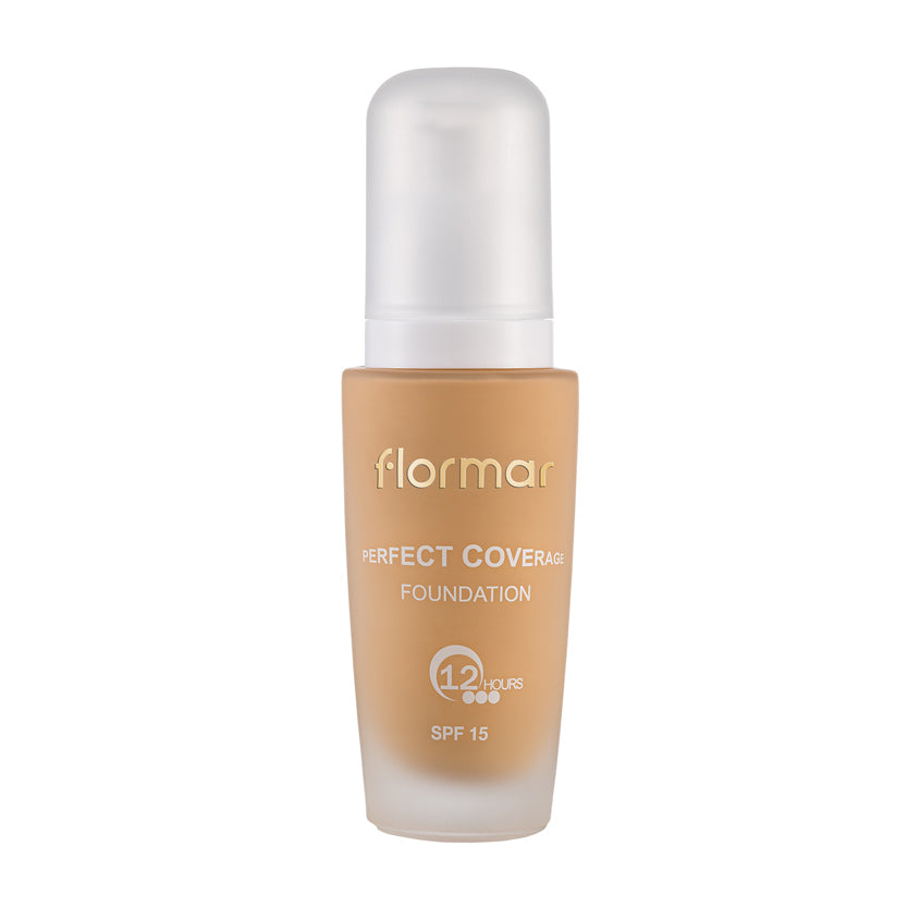 FLORMAR PERFECT COVERAGE FOUNDATION 104 VANILLE ECLAT 30ML