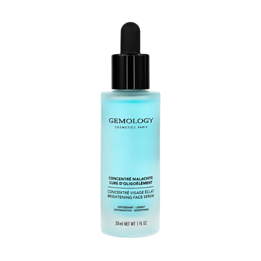 GEMOLOGY CONCENTRÉ MALACHITE CONCENTRÉ VISAGE ECLAT BRIGHTENING FACE SERUM 30 ML