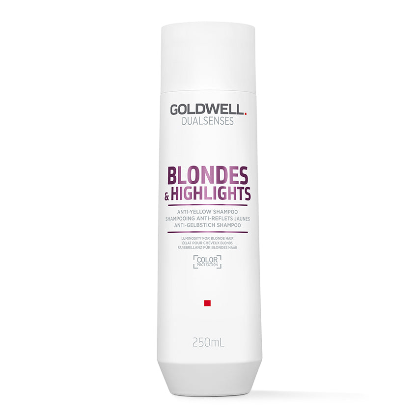 GOLDWELL جولدول دوالسينس بلوندس أند هايلايتس أنتي-يلو شامبو، 250 مل