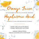 SkinActive Orange Juice Hydra Bomb Eye Tissue Mask for Anti-Dark Circles