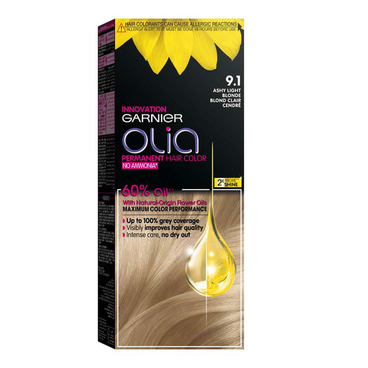 OLIA 9.1 ASHY LIGHT BLOND KIT 9.1 A