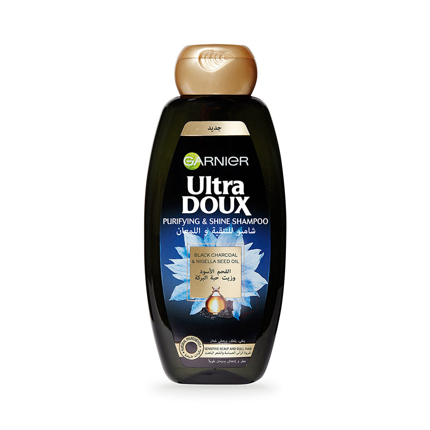 GARNIER UD BLACK CHARCOAL SHP B400ML GB/AR