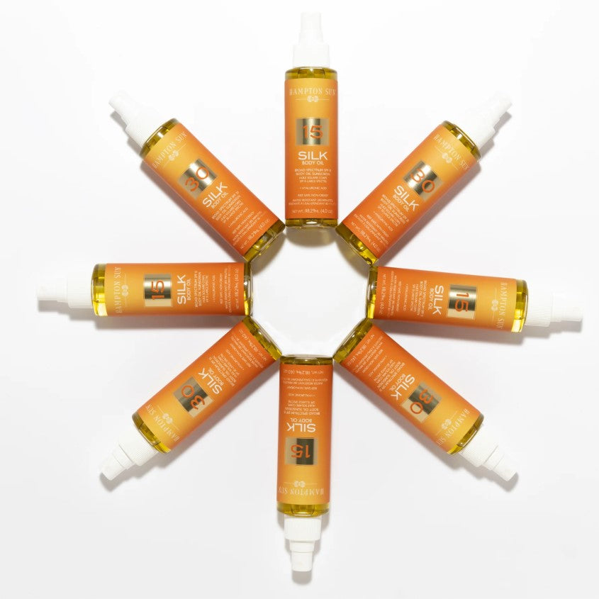 HAMPTON SUN Silk Body Oil Sunscreen SPF 30