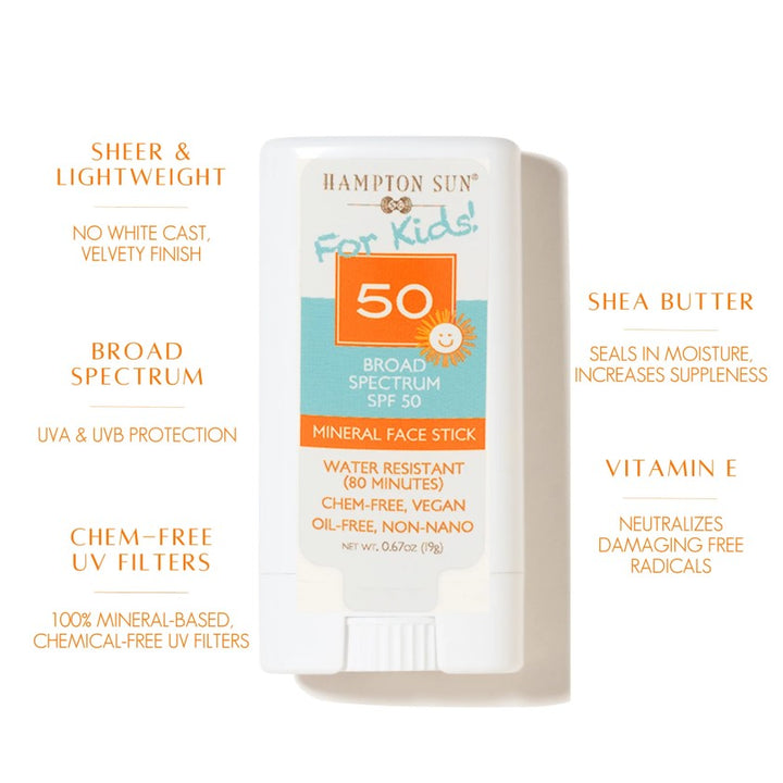 HAMPTON SUN Kids Mineral Face Stick SPF 50