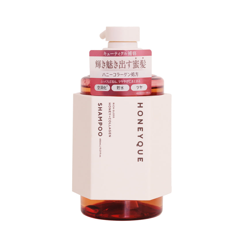 HONEYQUE RICH GLOSS SHAMPOO SHINY, 450 ML