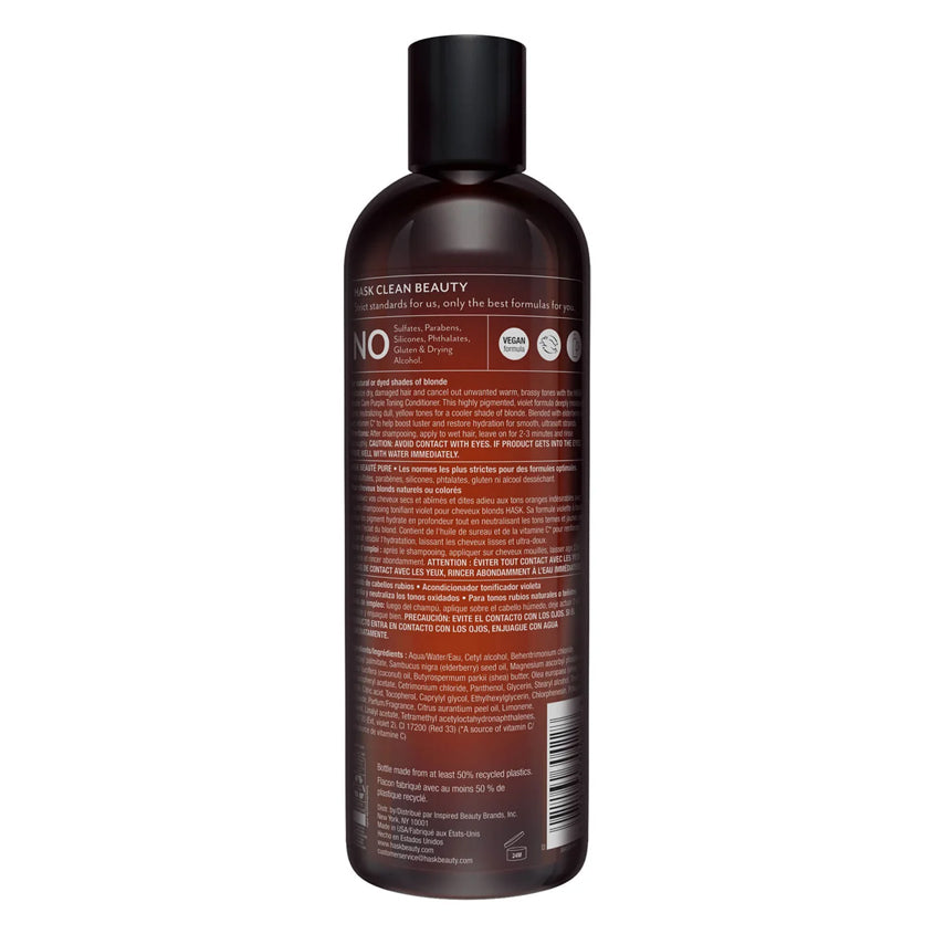 HASK BLONDE CARE purple toning conditioner 355ML – photo 8