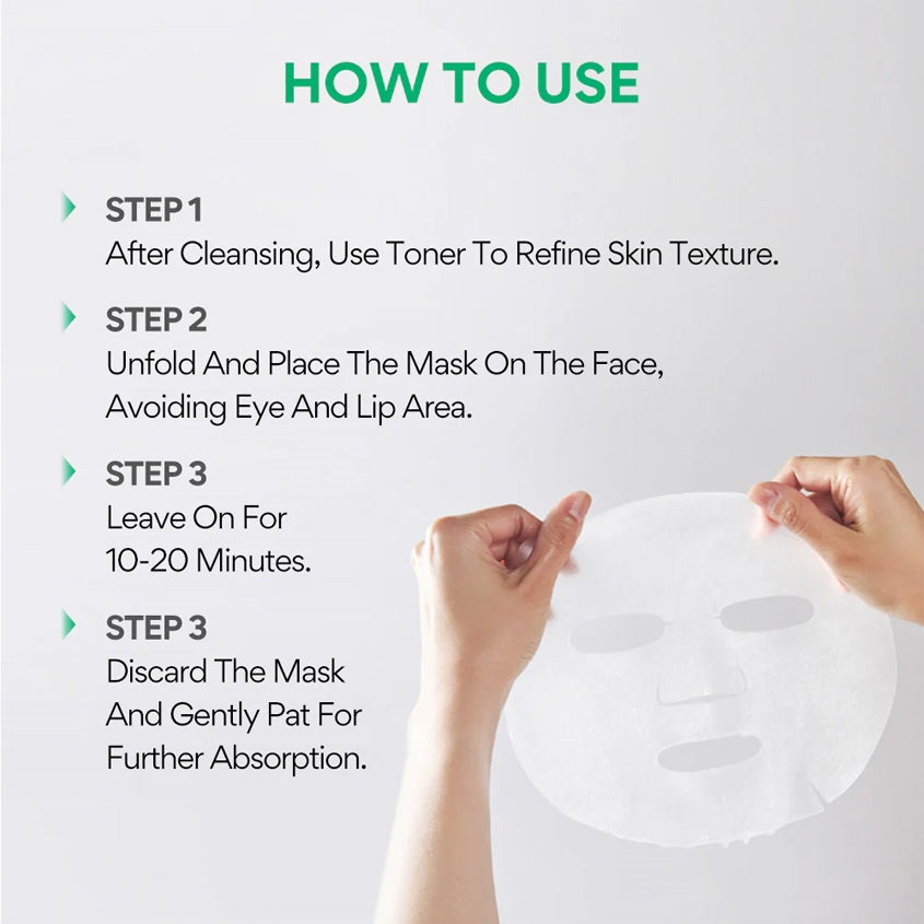 INNISFREE قناع الطاقة الورقي هارت ليف – توصيل مجاني