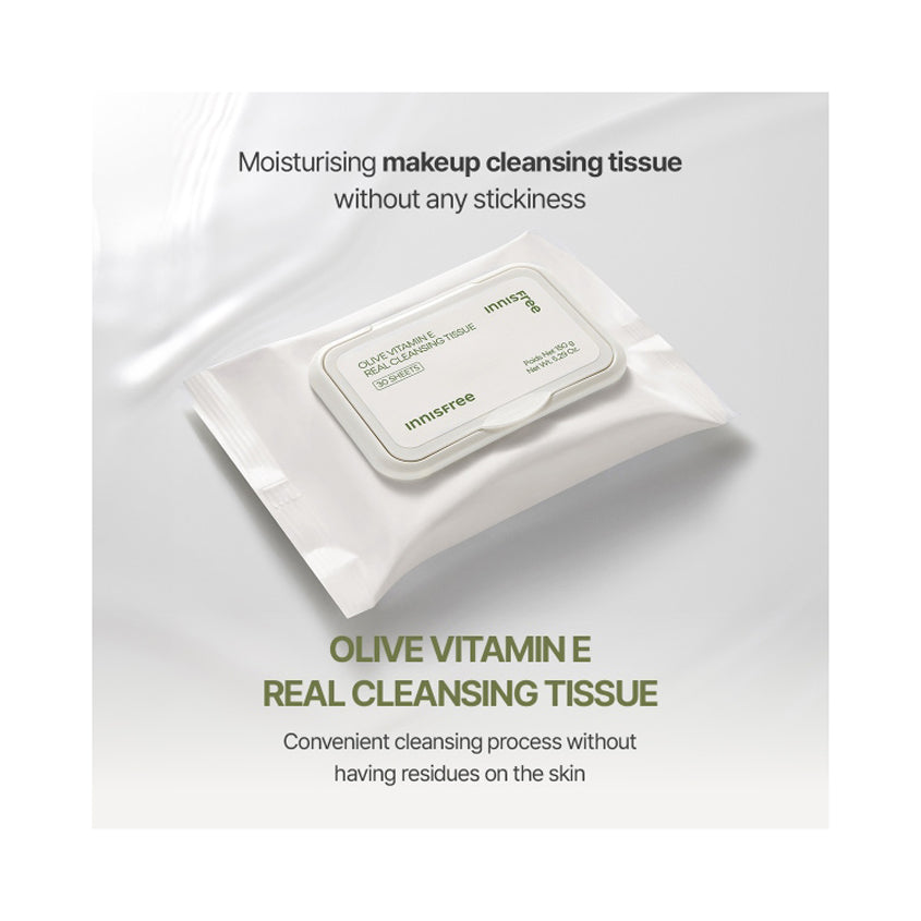 INNISFREE OLIVE REAL CLEANSING TISSUE 30EA - 30PCS – online store