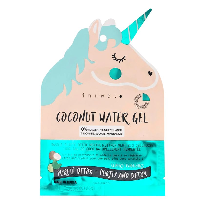 INUWET Face Mask Purity Detox Unicorn