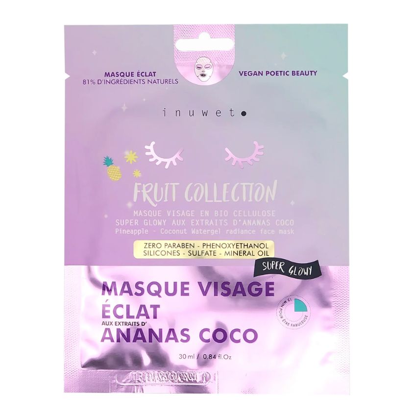 INUWET Face Mask Radiance Fruit Collection