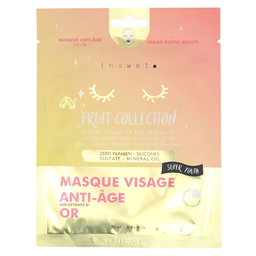 INUWET Face Mask Anti-Aging Fruit Collection