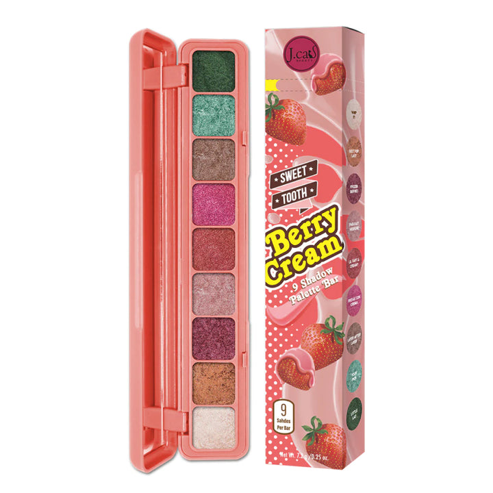 لوحة ظلال العيون J. CAT BEAUTY 9 درجات من SWEET TOOTH