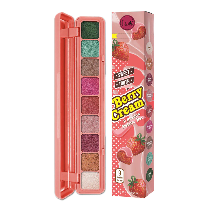لوحة ظلال العيون J. CAT BEAUTY 9 درجات من SWEET TOOTH