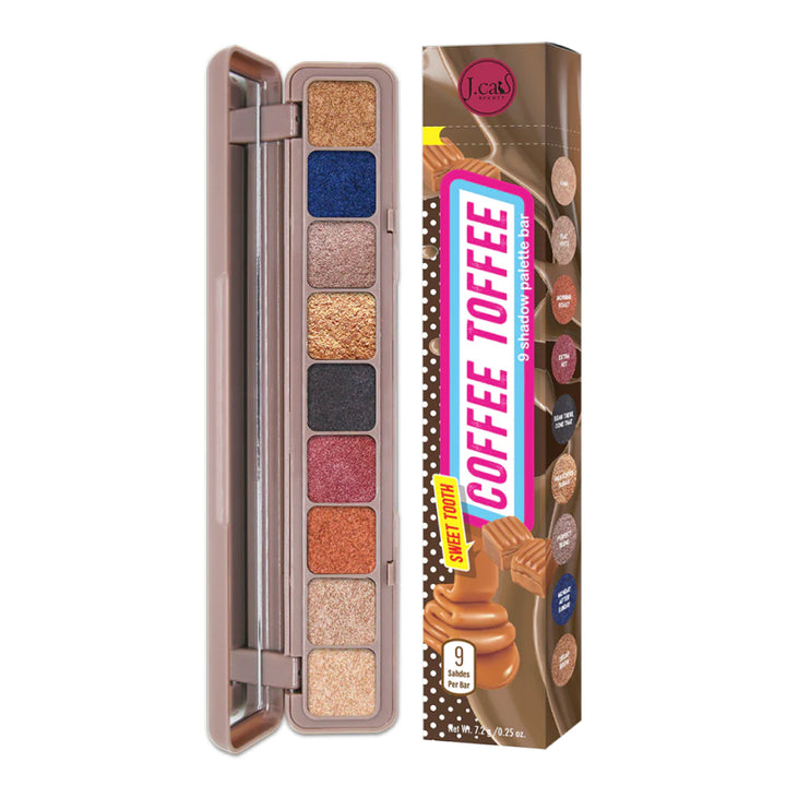 لوحة ظلال العيون J. CAT BEAUTY 9 درجات من SWEET TOOTH