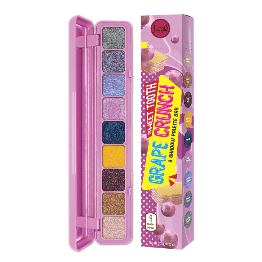 لوحة ظلال العيون J. CAT BEAUTY 9 درجات من SWEET TOOTH