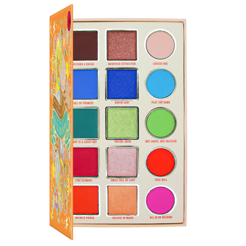JCAT BEAUTY HOUSE OF QUEENS 15 COLOR PALETTE 101 LUXY CHARMS 12,5G