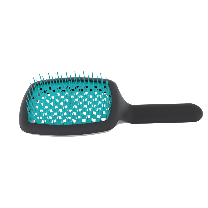 JANEKE VENTED BRUSH EXTREME VOLUME BLOWOUTS BLACK-TURQUOISE