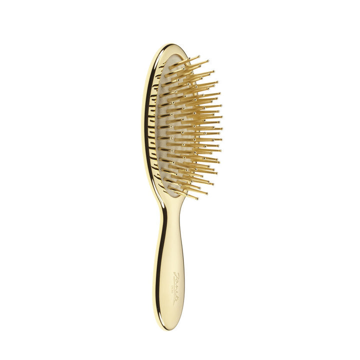 Golden Pneumatic Hair Brush Small