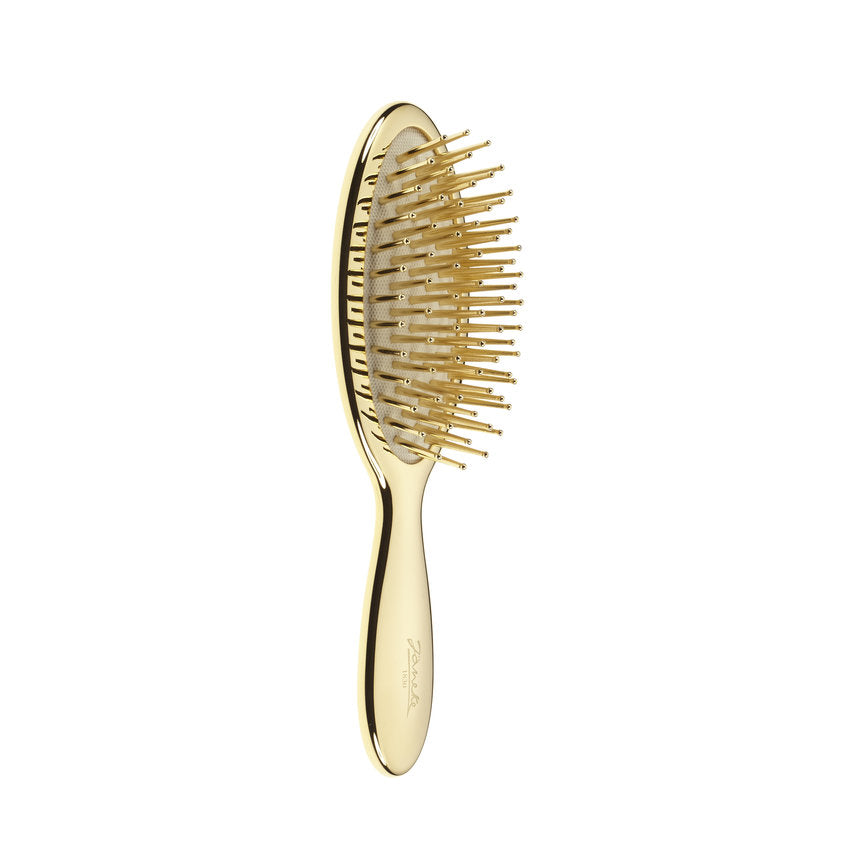 Golden Pneumatic Hair Brush Small