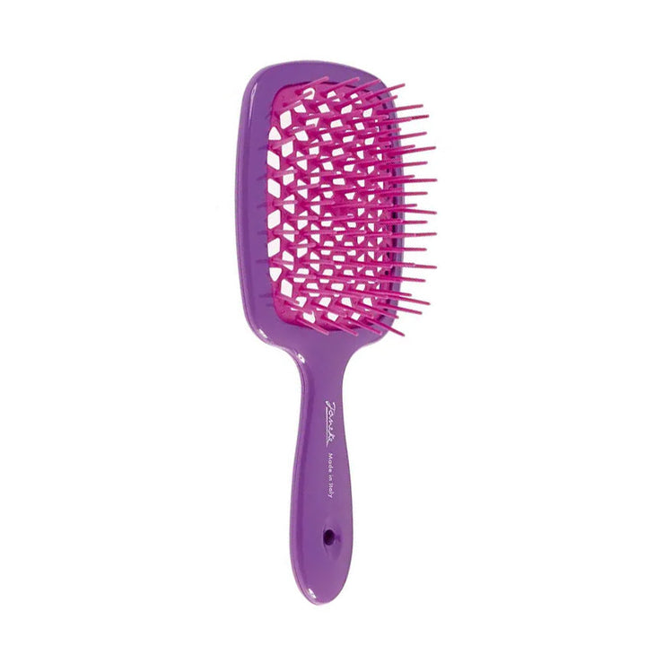 SUPERBRUSH VENTED BRUSH WITH SOFT PINS FLUO VIOLA/FUCHSIA