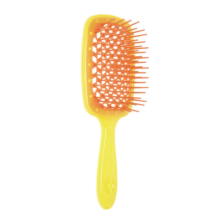 Superbrush Vented Brush With Soft Pins Fluo Yellow/Orange