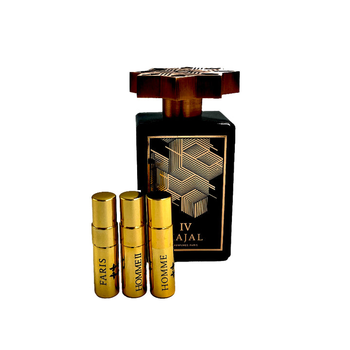 KAJAL IV SET (KAJAL IV EDP 100 ML+FARIS EDP 3 ML+HOMME EDP 3 ML+HOMME II EDP 3 ML)