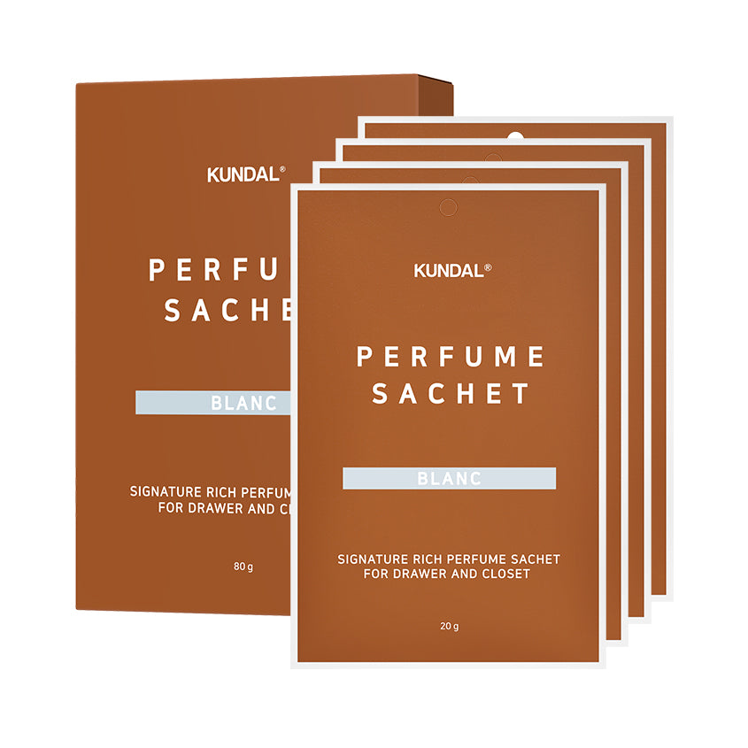 KUNDAL SIGNATURE RICH PERFUME SACHET BLANC 4*20G