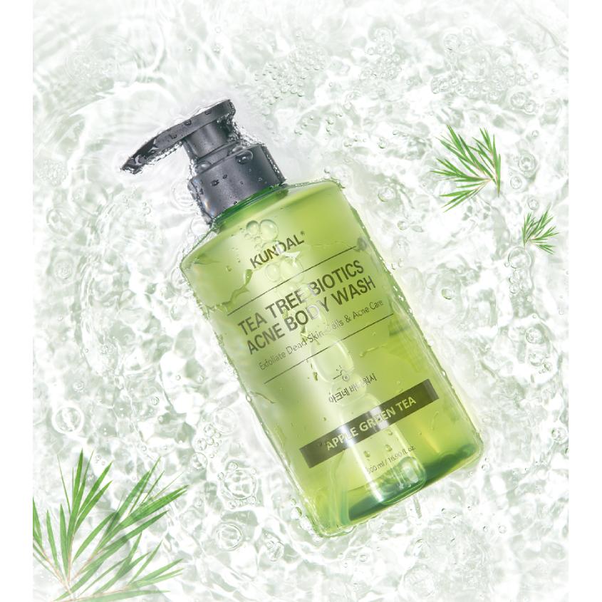 KUNDAL TEA TREE BIOTICS ACNE BODY WASH APPLE GREEN TEA 500ML – buy online