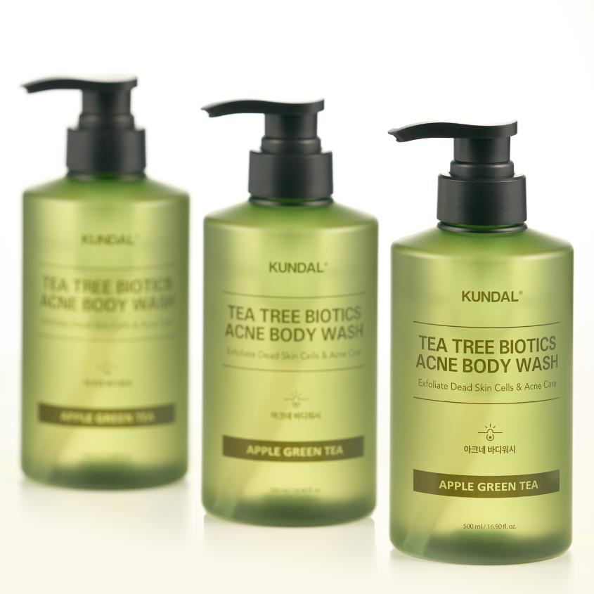 KUNDAL TEA TREE BIOTICS ACNE BODY WASH APPLE GREEN TEA 500ML – free delivery