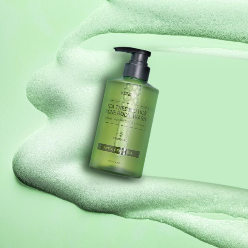 KUNDAL TEA TREE BIOTICS ACNE BODY WASH APPLE GREEN TEA 500ML – photo 5