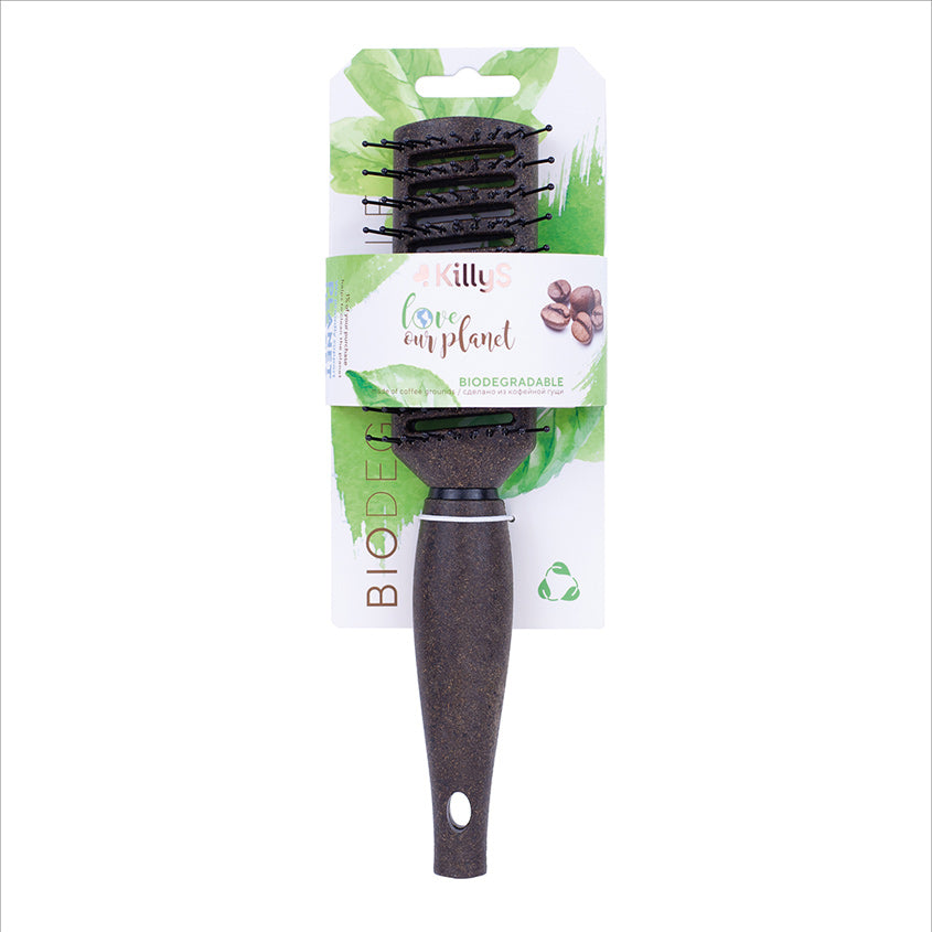 KILLYS BIODEGRADABE HAIRBRUSH MADE OF COFFEE GROUNDS - VENT