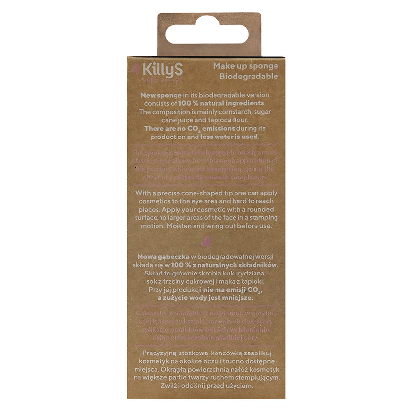 KILLYS BIODEGRADABLE MAKEUP SPONGE – buy online