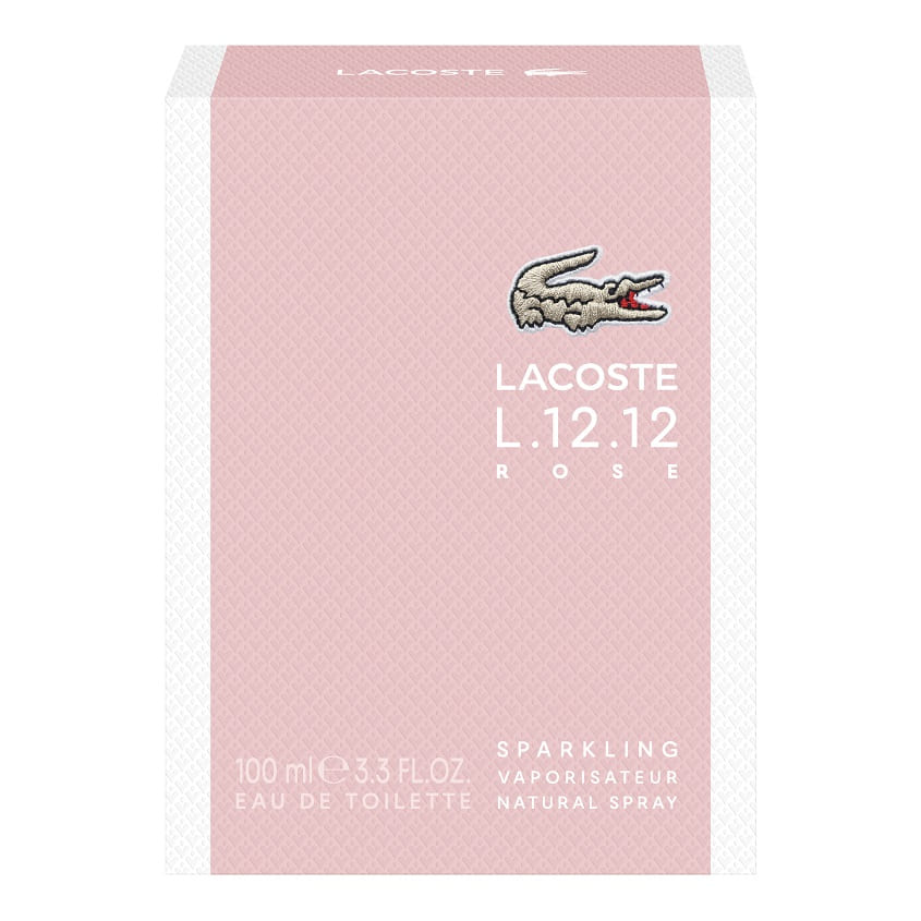 LACOSTE L.12.12 ROSE SPARKLING EDT 100ML